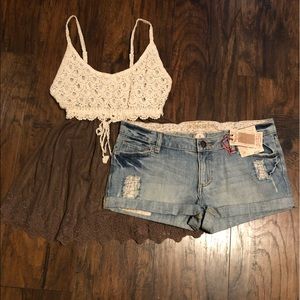 Jean shorts